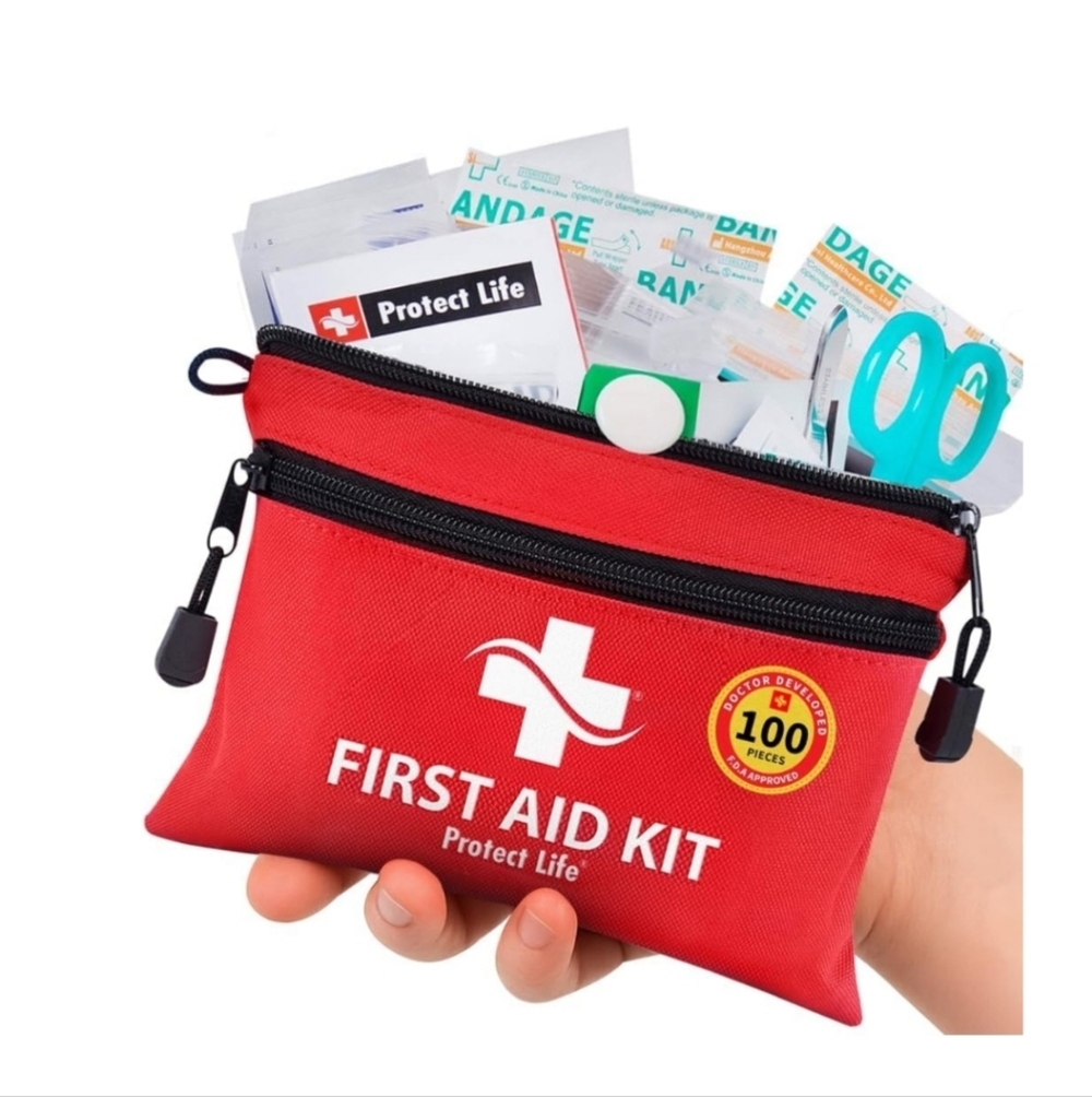 100 Pcs First Aid Kit for Home